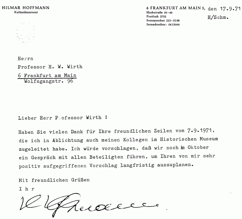 hier erscheint das Antwortschreiben...